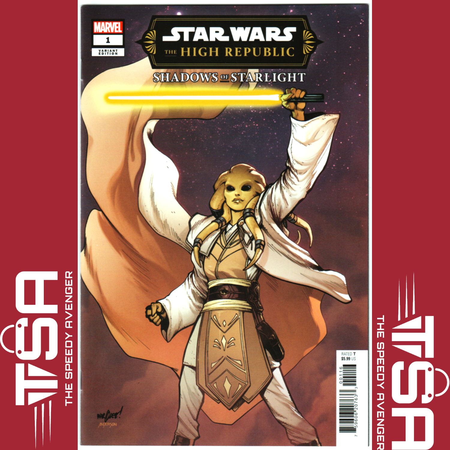 STAR WARS THE HIGH REPUBLIC SHADOWS OF STARLIGHT #1 David Marquez 1:25 Incentive