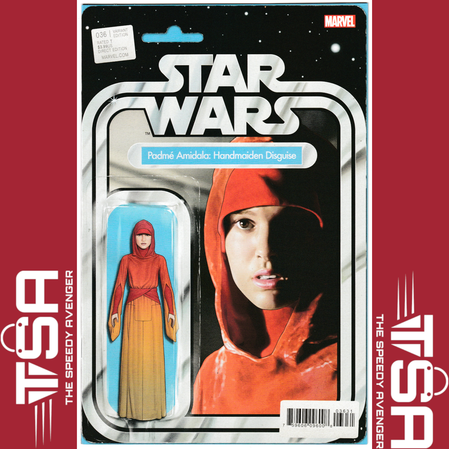 STAR WARS #36 John Tyler Christopher Padmé Amidala Action Figure Variant 2023