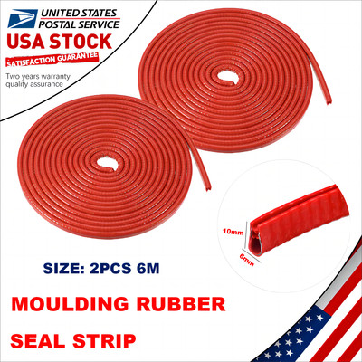 40ft Rubber Seal Weather Strip Door Window U-Lock For Acura RDX NSX MDX TLX RLX