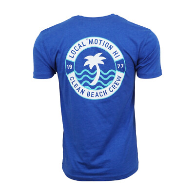LOCAL  MOTION CLEAN BEACH CREW T SHIRT