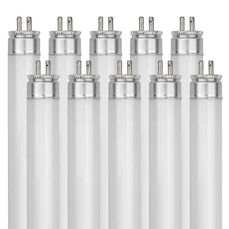 10 Pack Sunlite F4t5/Cw 4-Watt T5 Linear Fluor Lamp Mini Bi Pin Base Cool White