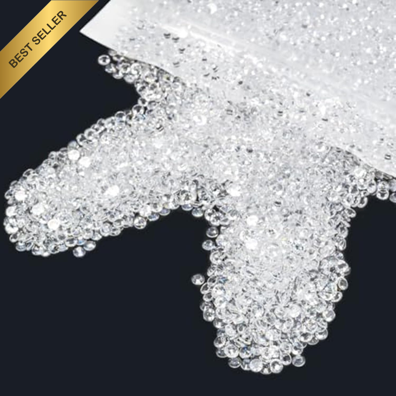 3000PCS 5Mm Transparent Resin Rhinestones for Crafting Clear Flatback Jelly Rhin
