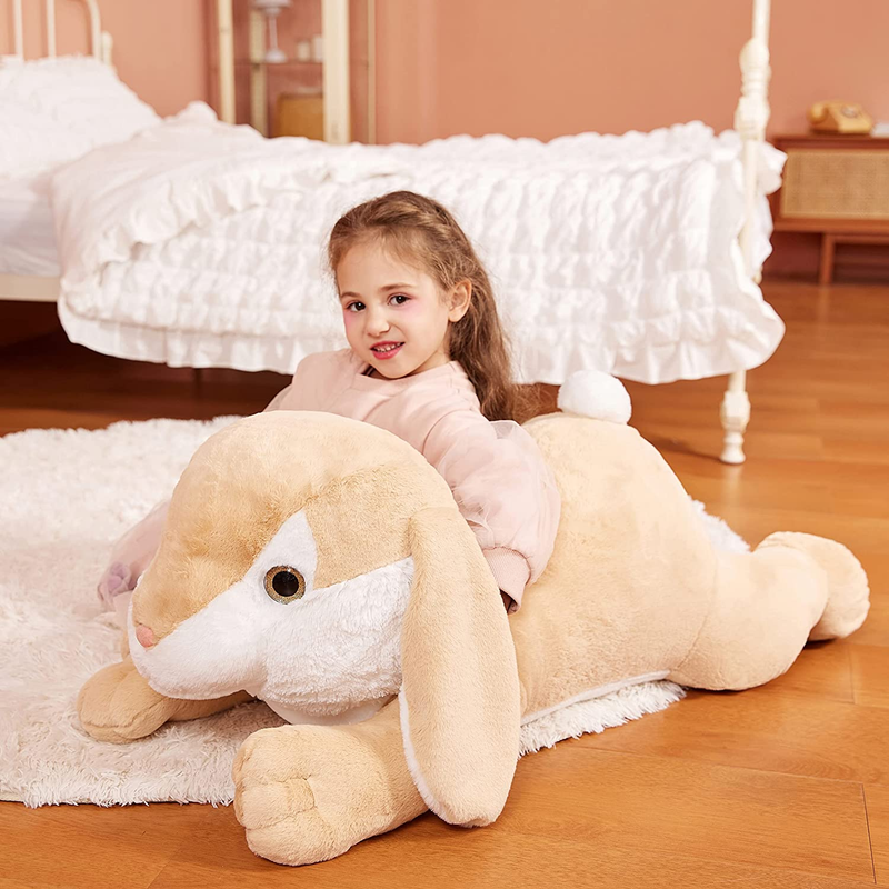 Giant Rabbit Plush Kids Fluffy Soft Hugging Pillow Large Toy