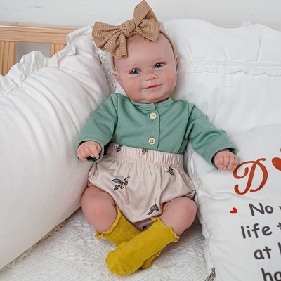 Reborn Baby Dolls 20Inch Cute Soft Vinyl Realistic Newborn Baby