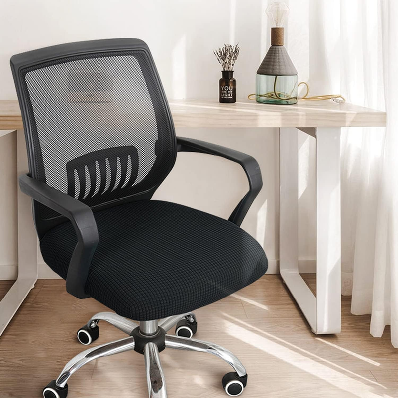 Office Chair Covers, Elastic Stretch Computer Chair Seat Slipcovers Super Fit An