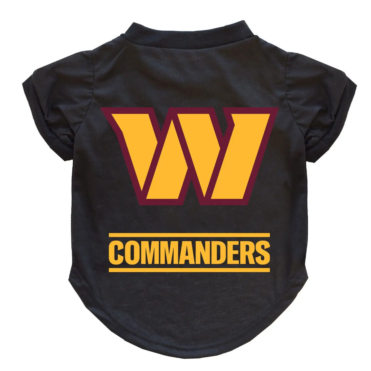 Washington Commanders NFL Littlearth Pet T-Shirt Black, Sizes ...