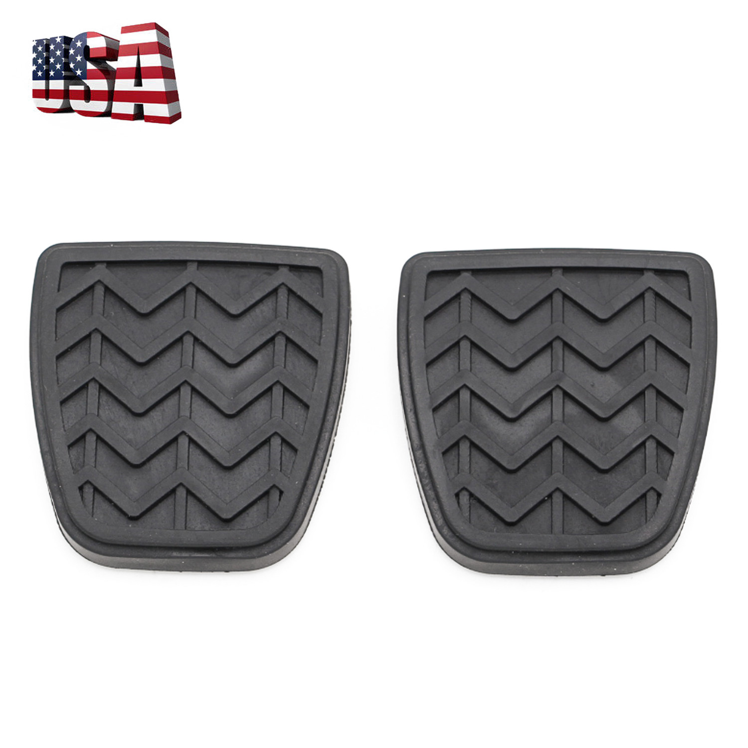 2X Brake Clutch Pedal Pad Rubber Covers Fits for Toyota