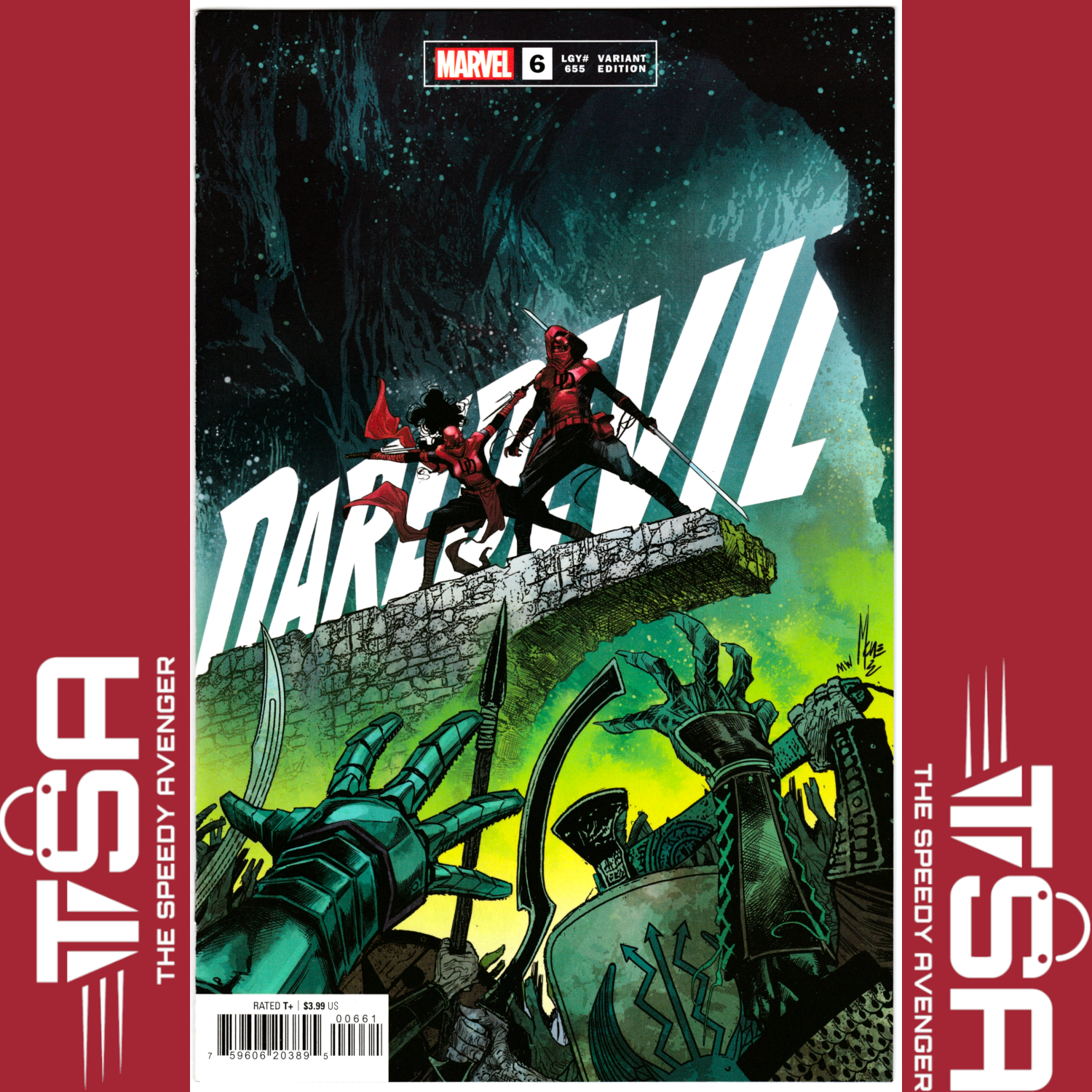 DAREDEVIL #6 (Vol 7) 2023 Marco Checchetto 1:25 Incentive Ratio Variant Marvel