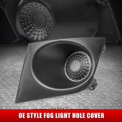 Для 07-12 Nissan Versa OE Style Черная крышка противотуманной фары с левой стороны водителя