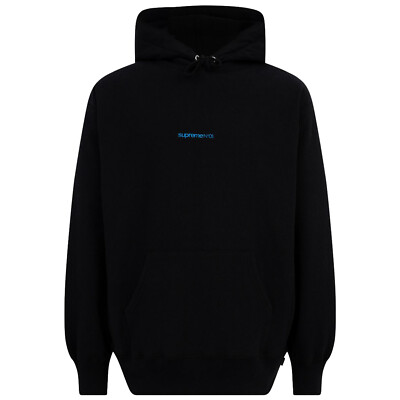 Pre-owned Supreme Number One Hooded Sweatshirt Black