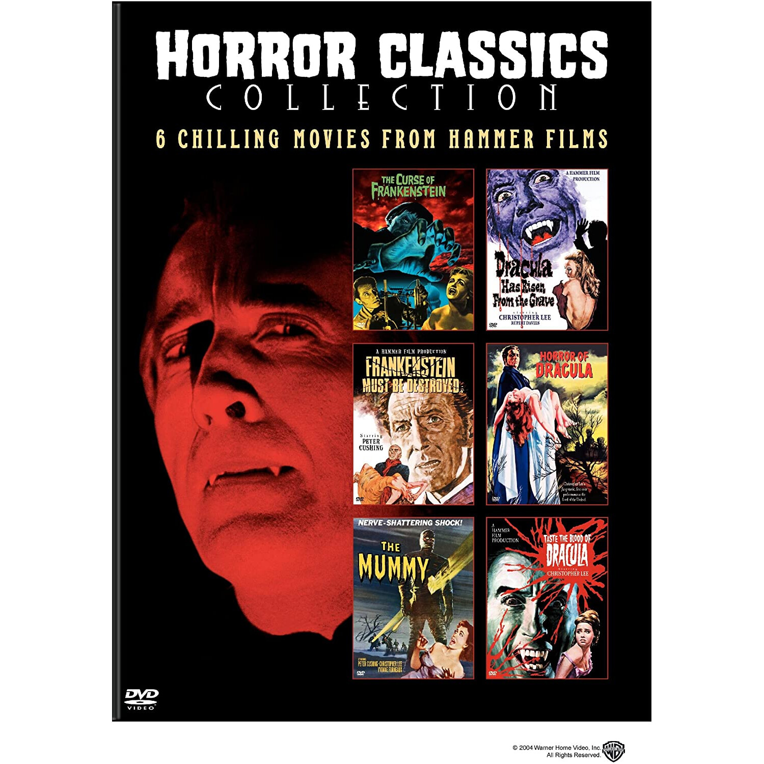Hammer Horror Collection (6-Pack) (DVD, 2004, 6-Disc Set
