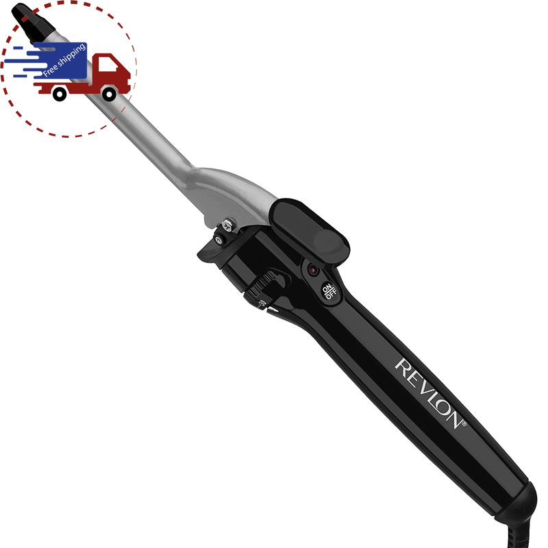 REVLON Perfect Heat Ceramic Curling Iron, 1/2"