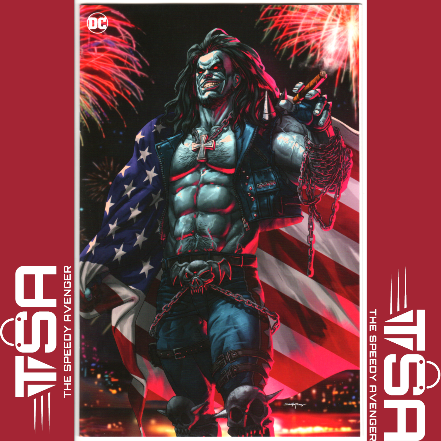 THE OMGEA MEN #3 Santa Fung Facsimile Special Edition Virgin Variant 2024