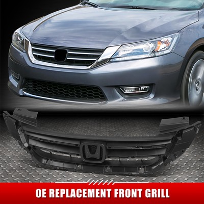 [Горизонтальные планки] Для передней верхней решетки радиатора Honda Accord 13-15 4-дверного 4-цилиндрового OE-типа