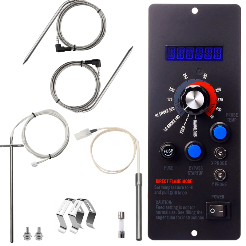 Digital Thermostat Controller Kit Parts Compatible with Camp Chef Wood Pellet Gr