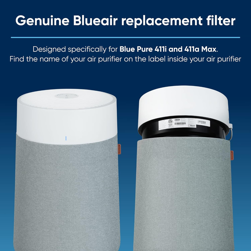 Pure 411i Max and 411a Max Genuine Replacement Filter F4MAX - Fits Air Purifier