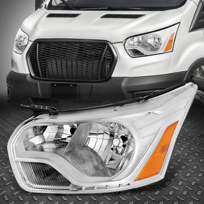 Для 15-23 Ford Transit 150 250 350 Хромированный корпус Фары Передняя левая сторона