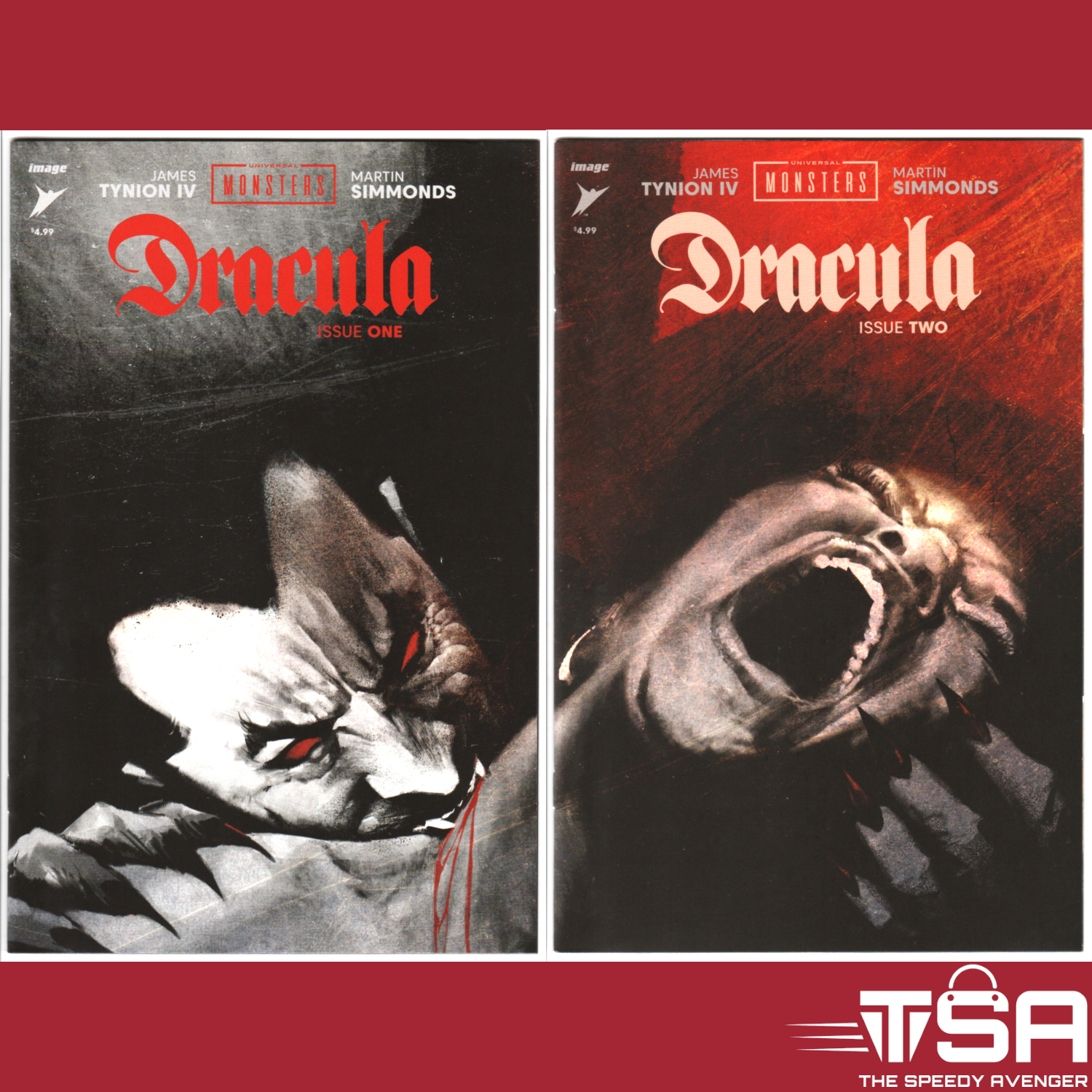 UNIVERSAL MONSTERS DRACULA #1 #2 LCSD Jason Shawn Alexander Connecting Variants