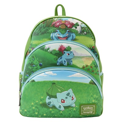 Мини-рюкзак Pokemon Bulbasaur Evolutions с тройным карманом