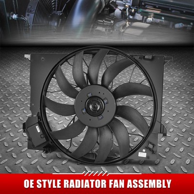 Для 00-03 Mercedes ML55 AMG 5.4L 5.5L V8 OE Style Вентилятор охлаждения радиатора в сборе