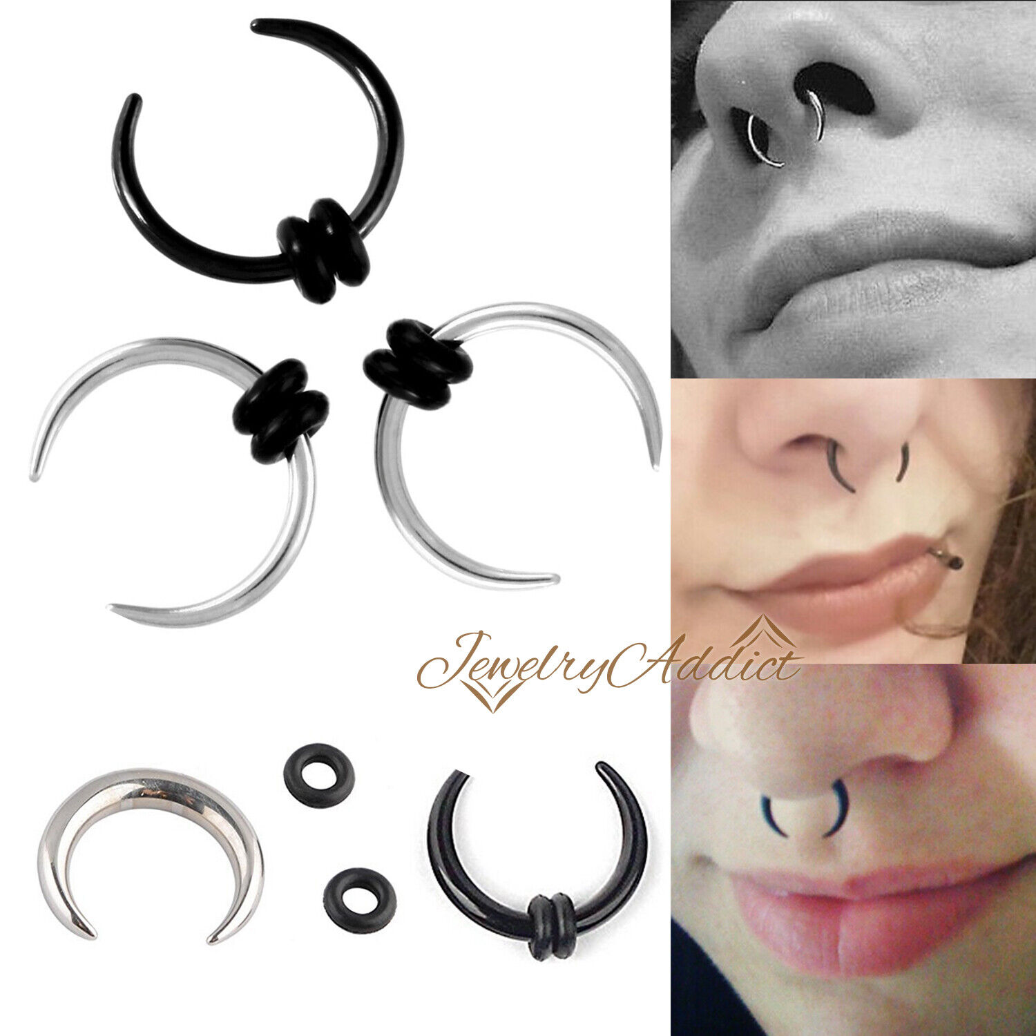 Buffalo Pincher Awl Horseshoe Septum Surgical Steel Body Ear Nose Ring Piercing | eBay Buffalo Pincher Awl Horseshoe Septum Surgical Steel Body Ear Nose Ring Piercing | eBay
