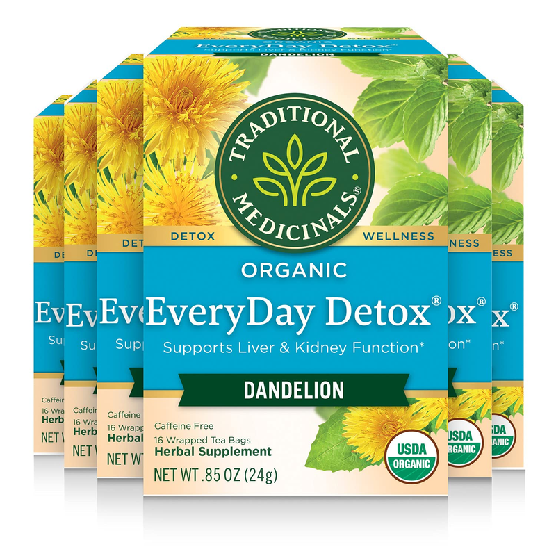 Tea, Organic Everyday Detox Dandelion, Supports Healthy Live