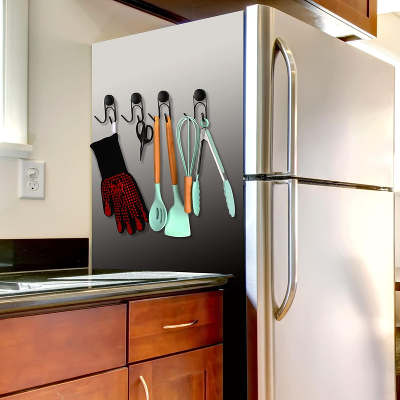 Magnetic Hooks 304 Stainless Steel Hooks Heavy Duty Magnets Hanging Hooks for Re