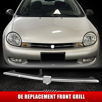 Для 00-01 Dodge Neon OE Style Хромированная/черная передняя решетка радиатора без яичного желоба в центре