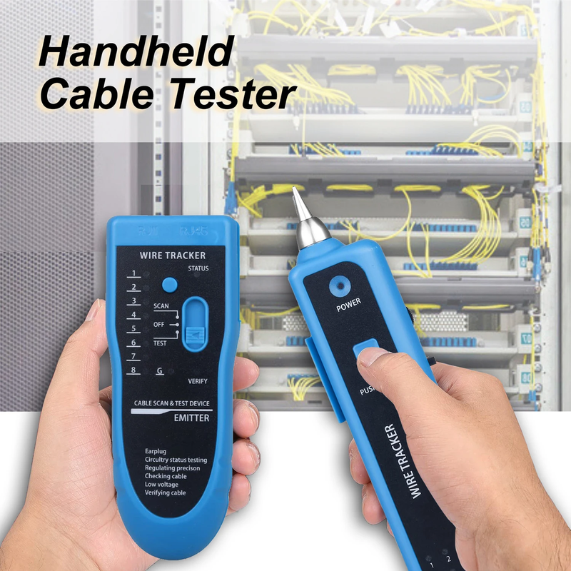LAN Network Cable Tester Cat5 Cat6 RJ45 UTP STP Line Finder Telephone Wire Track