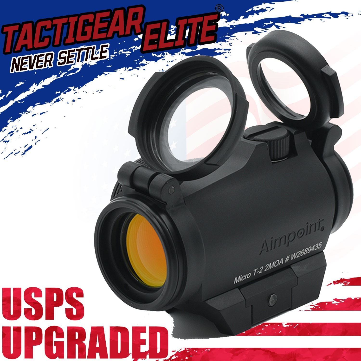 DMAG T-2 FDE (aimpoint micro T2 レプリカ) Aimpoint Micro T-2 Red Dot Reflex Sight w/ no Mount – FDE