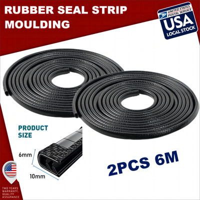 40ft Rubber Seal Weather Strip Door Window U-Lock For Acura RDX NSX MDX TLX RLX