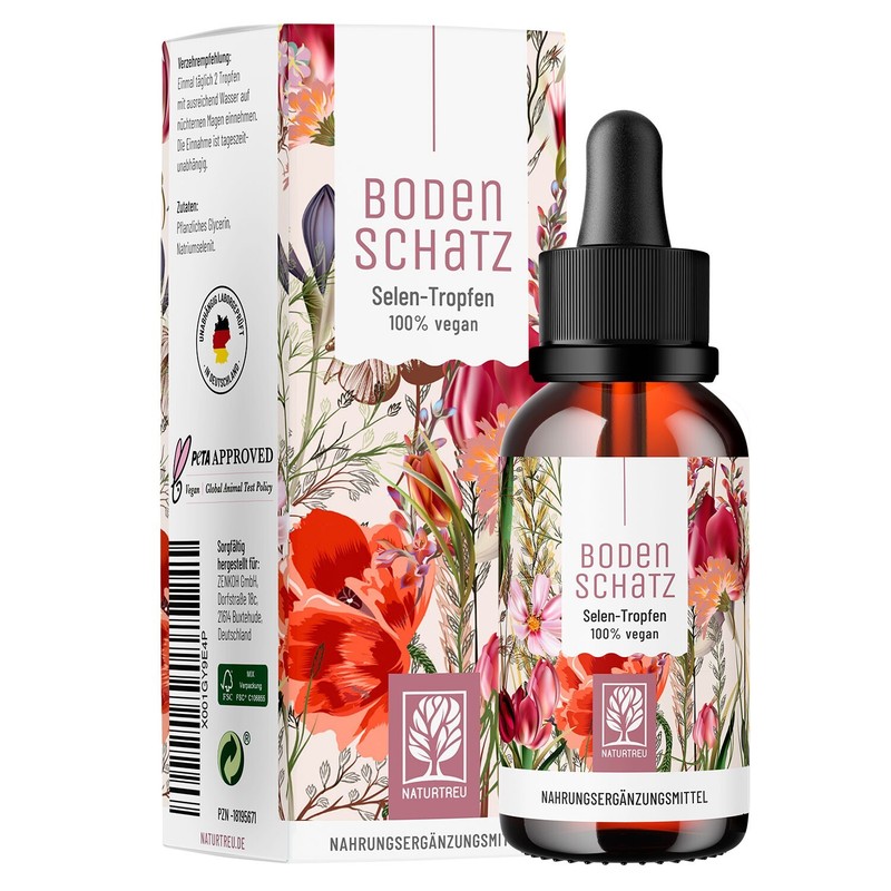 Selen Tropfen Hochdosiert 50ml Vegan Selen FlÃ¼Ssig 200ÂµG Selen Pro 2 Tropfen