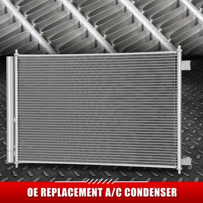 Для 13-21 Chevy City Express Nissan NV200 OE Style Алюминиевый передний конденсатор кондиционера