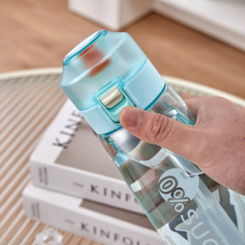 Sports Air Water Bottle Tritan 650Ml Starter up Set Drinking Bottles with 7 Flav
