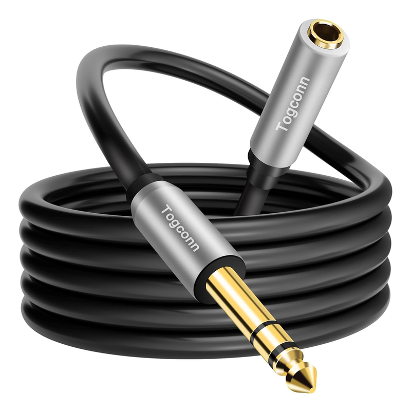 1/4 Inch Extension Cable 4 Feet, 6.35Mm 1/4