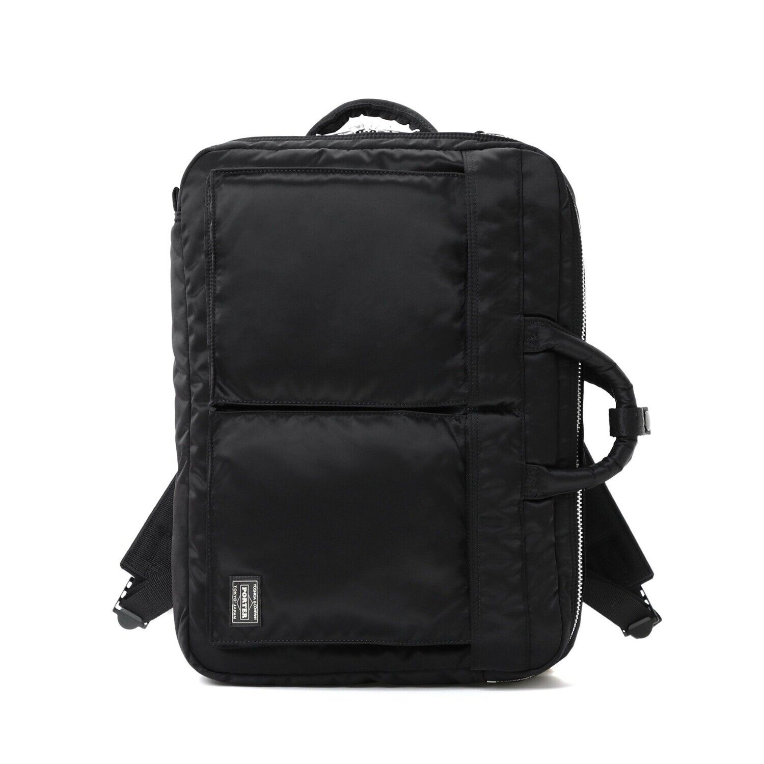PORTER TANKER 3WAY DOCUMENT BAG W zip 622-26107 Black PORTER TANKER 3WAY DOCUMENT BAG W zip 622-26107 Black