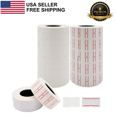 Motex  1 Line 10,000 Blank Price and Date Gun Labels For MX-5500 & Perco LINE