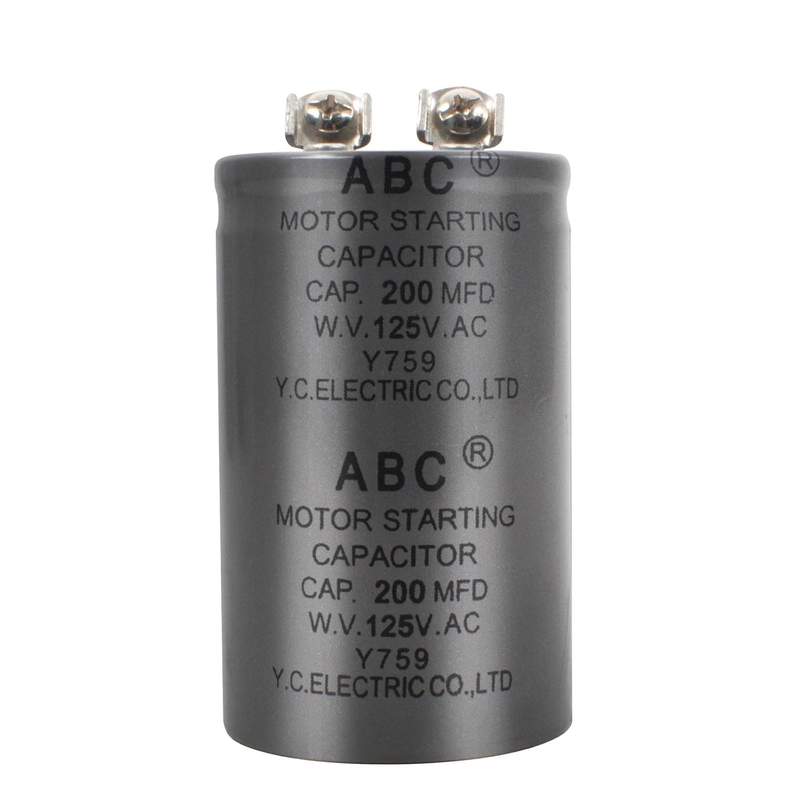 200MFD 125VAC CD60 Motor Start Capacitor for Single-Phase AC Motors