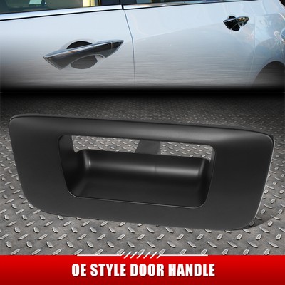 ДЛЯ 07-14 SILVERADO SIERRA 1500 2500/3500HD ЧЕРНАЯ ЗАГРУНТОВАННАЯ ПАНЕЛЬ РУЧКИ КРЫШКИ БАГАЖНИКА