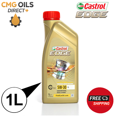 Castrol Edge 5W30 LL Full Synthetic Engine Oil, Unit Pack Size