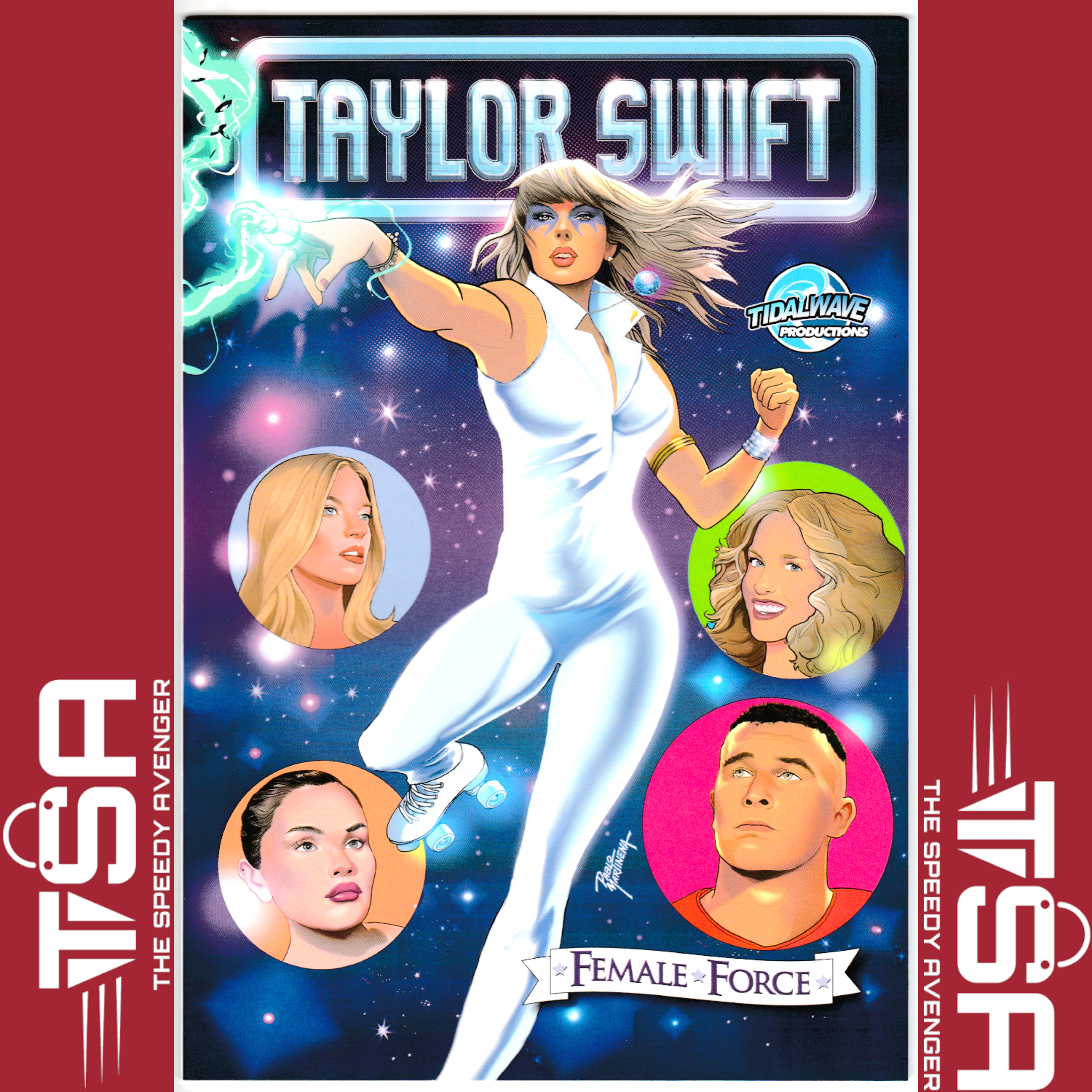 FEMALE FORCE: TAYLOR SWIFT #1 Pablo Martinena Dazzler (Lightning) Homage Variant
