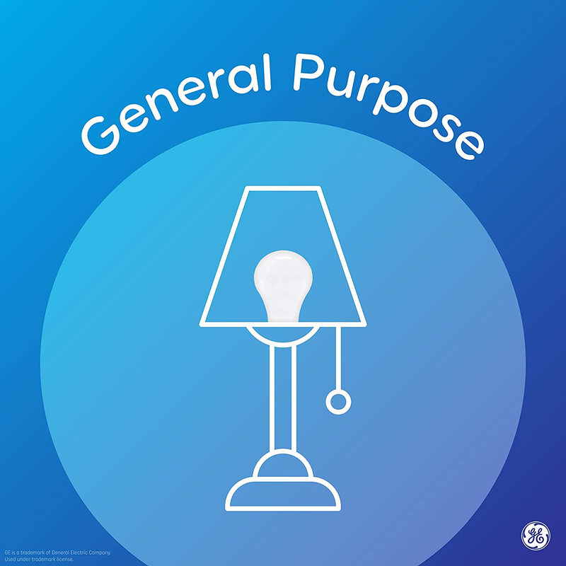 GE Soft White Bulb 100W / 72W A19 Medium Base - 4-Pack, Warm and Cozy 2800K Ligh