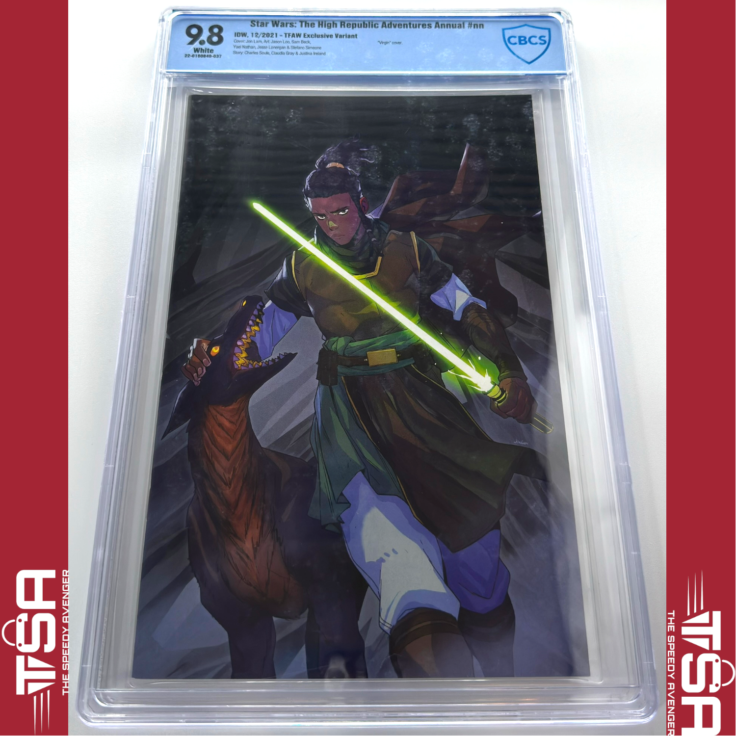 STAR WARS THE HIGH REPUBLIC ADVENTURES ANNUAL 2021 Jon Lam Variant CBCS 9.8 KEY!