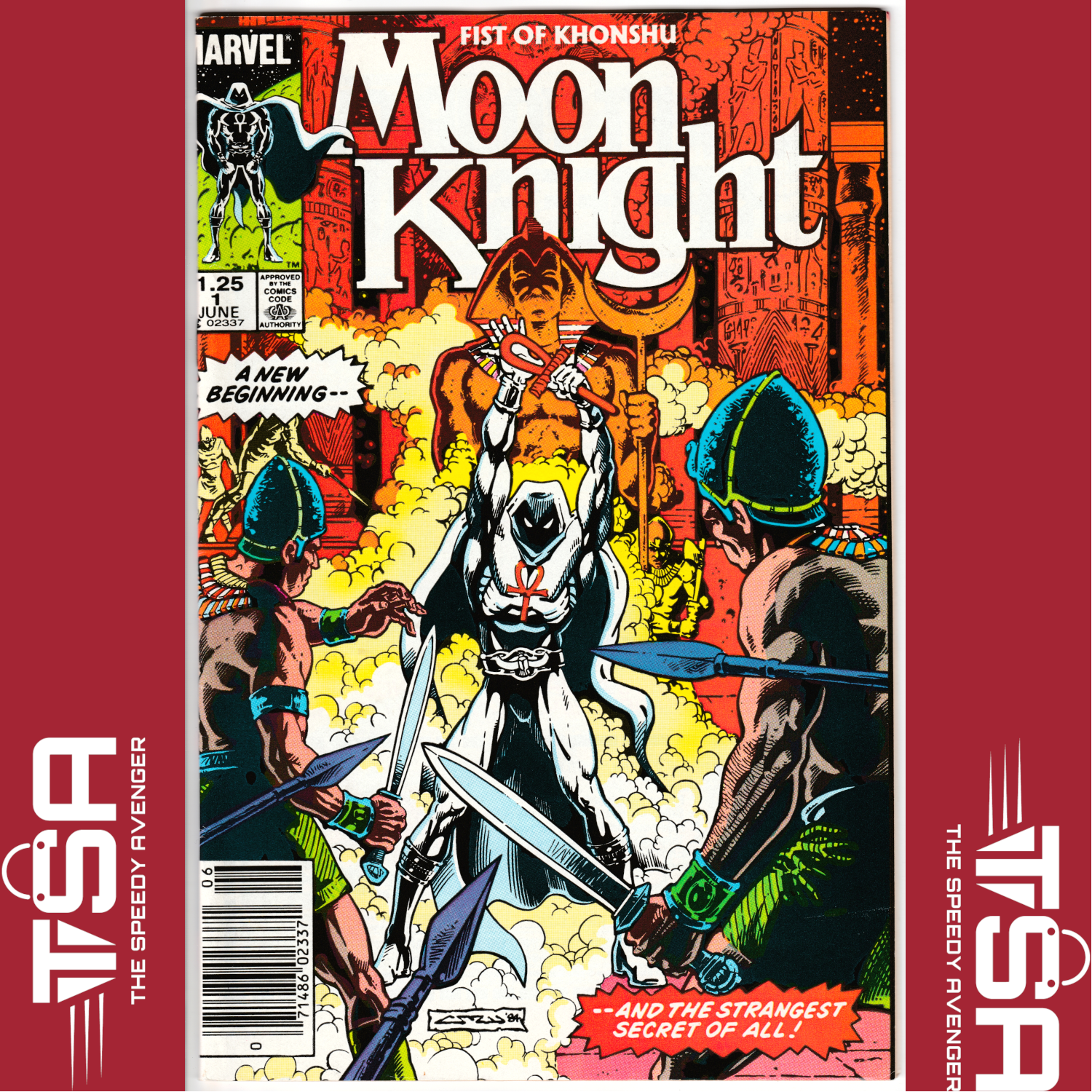 MOON KNIGHT #1 (Vol. 2 1985) Fist Of Konshu KEY ISSUE! MCU Disney Oscar Isaac