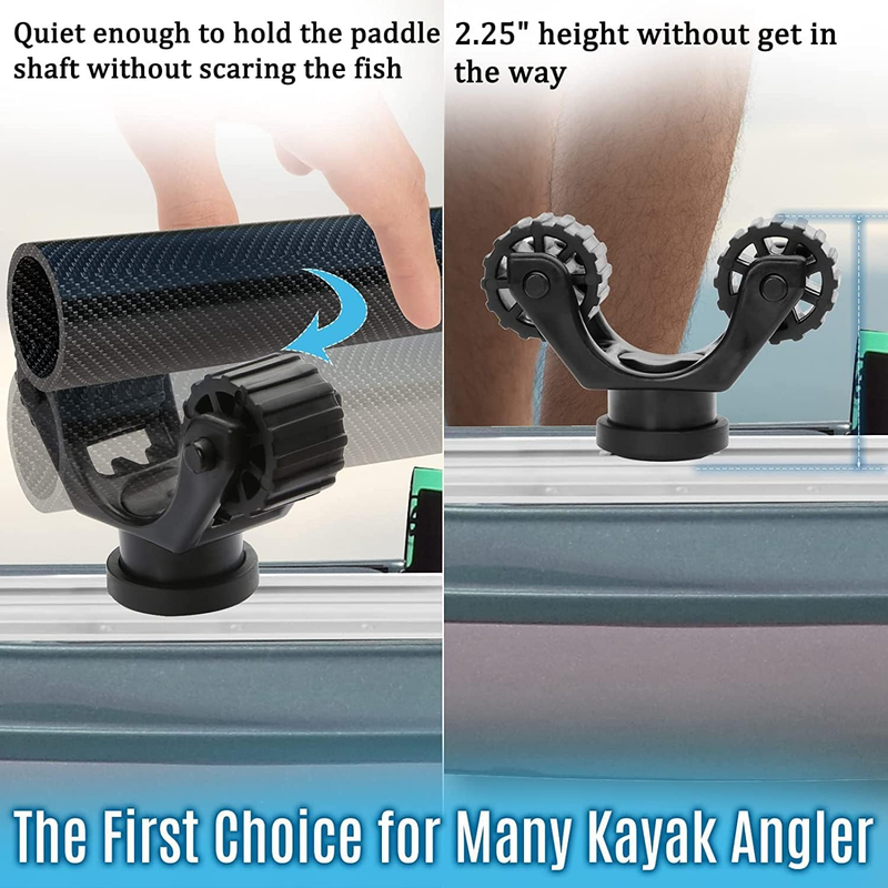 Kayak Paddle Holder, Kayak Accessories Track Mount for Kayak Paddles, Kayak Fish