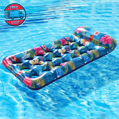 Inflatable Pool Floats Raft - Oversized for Adults, Cooling Pool Float Contour L