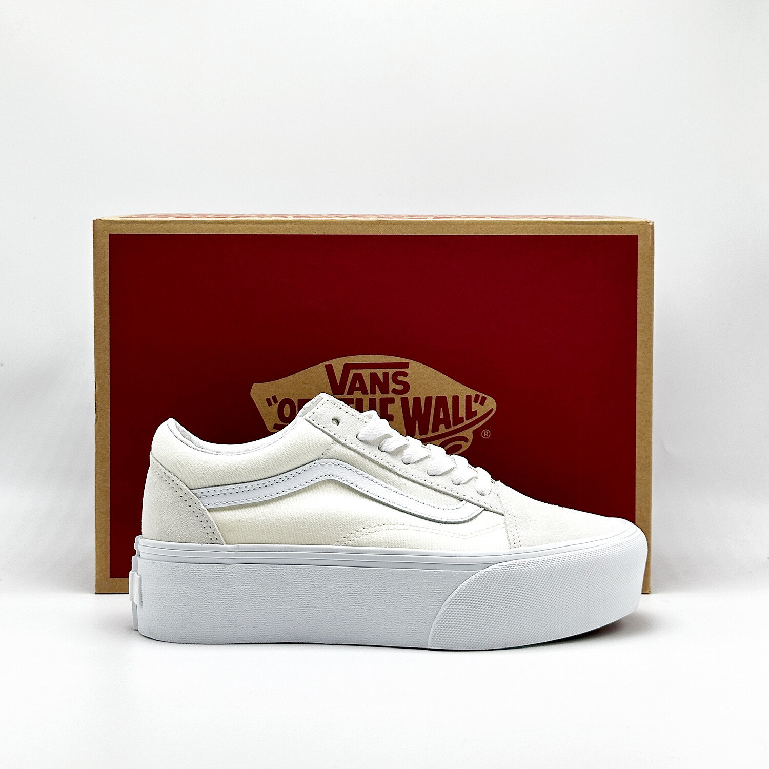 その他 Sweet Classics Primavera Vans Old Skool Stacked Wavy Daze Lilac Platform Sneakers