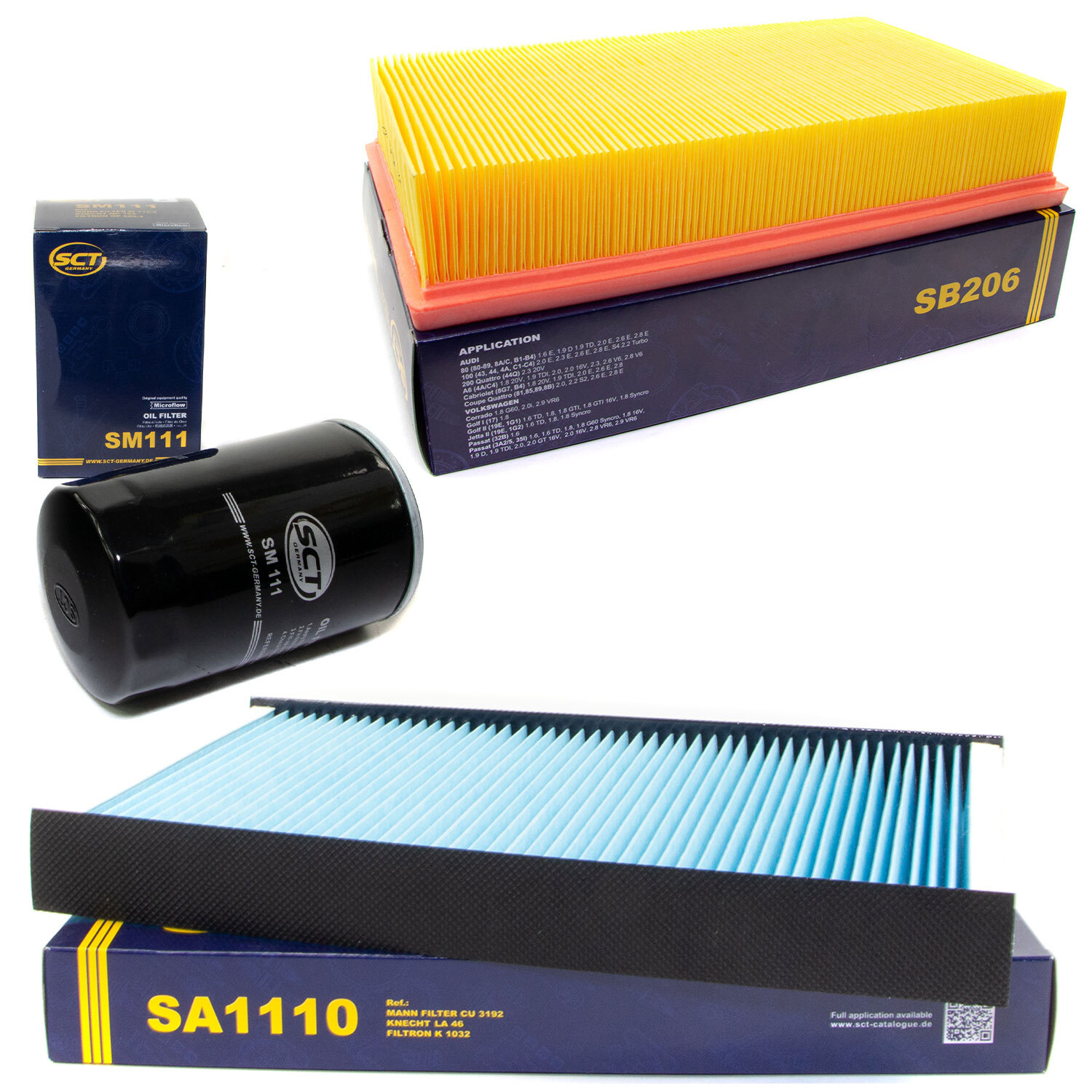Inspektionspaket Filterset SCT für Audi 100 Avant A6 Avant 1.8 2.0 2.3 2.6 2.8 