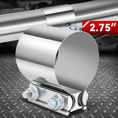 1Шт 2.75 T304 Стыковое соединение из Нержавеющей Стали Бандаж Глушителя выхлопной трубы Зажимная втулка