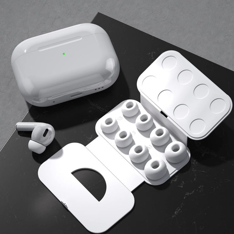4 Pair Medium Silicone Earbuds for AirPods Pro/AirPods Pro 2 with Noise Cancella